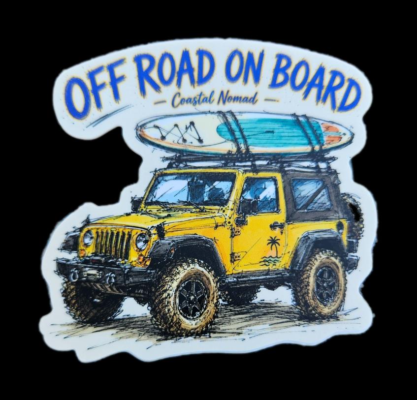 Off Road....On Board sticker