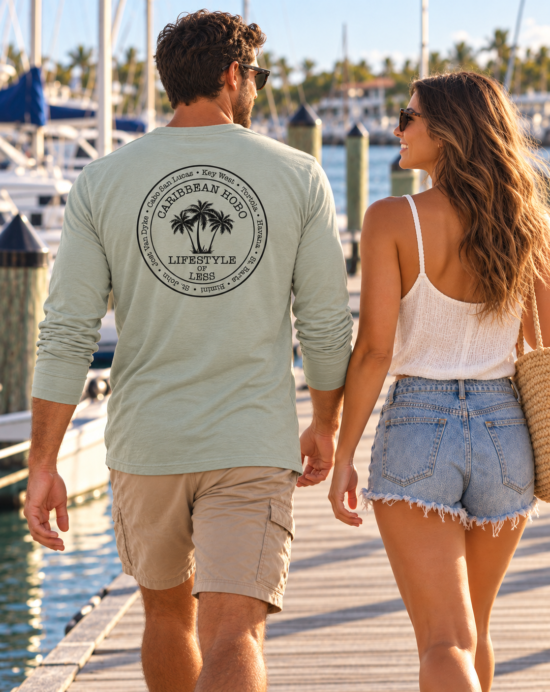 Long sleeve t-shirt Caribbean Hobo Lifestyle of Less