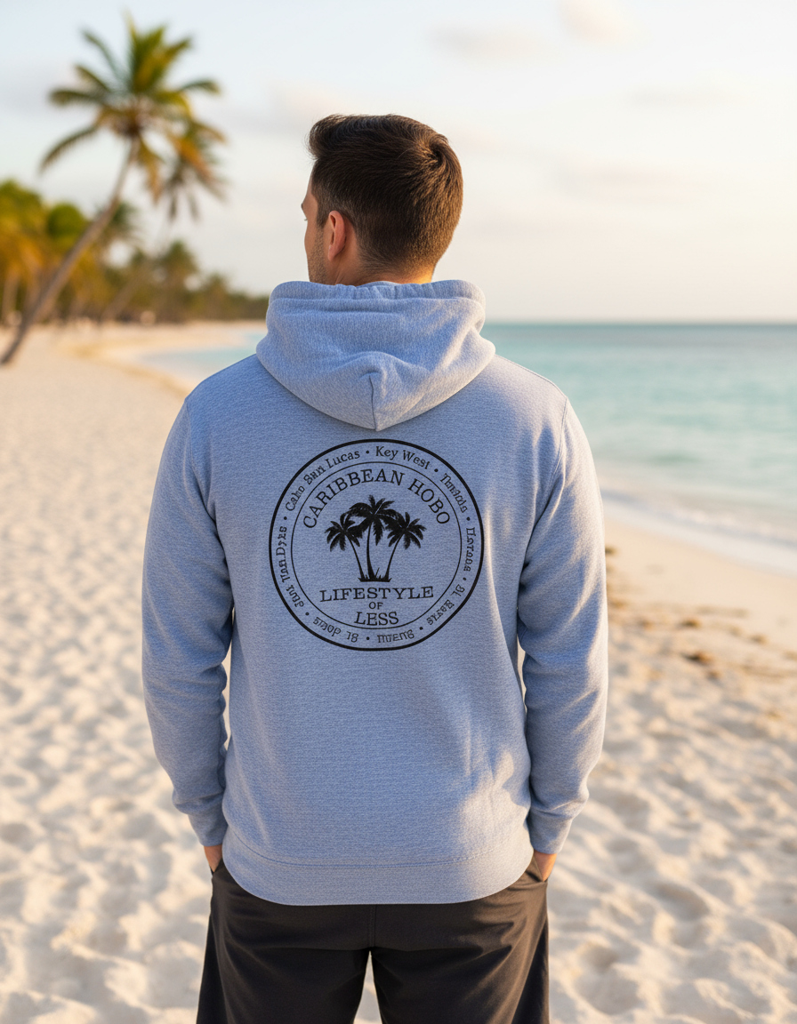 Caribbean Hobo Lifestyle of less Hoddie