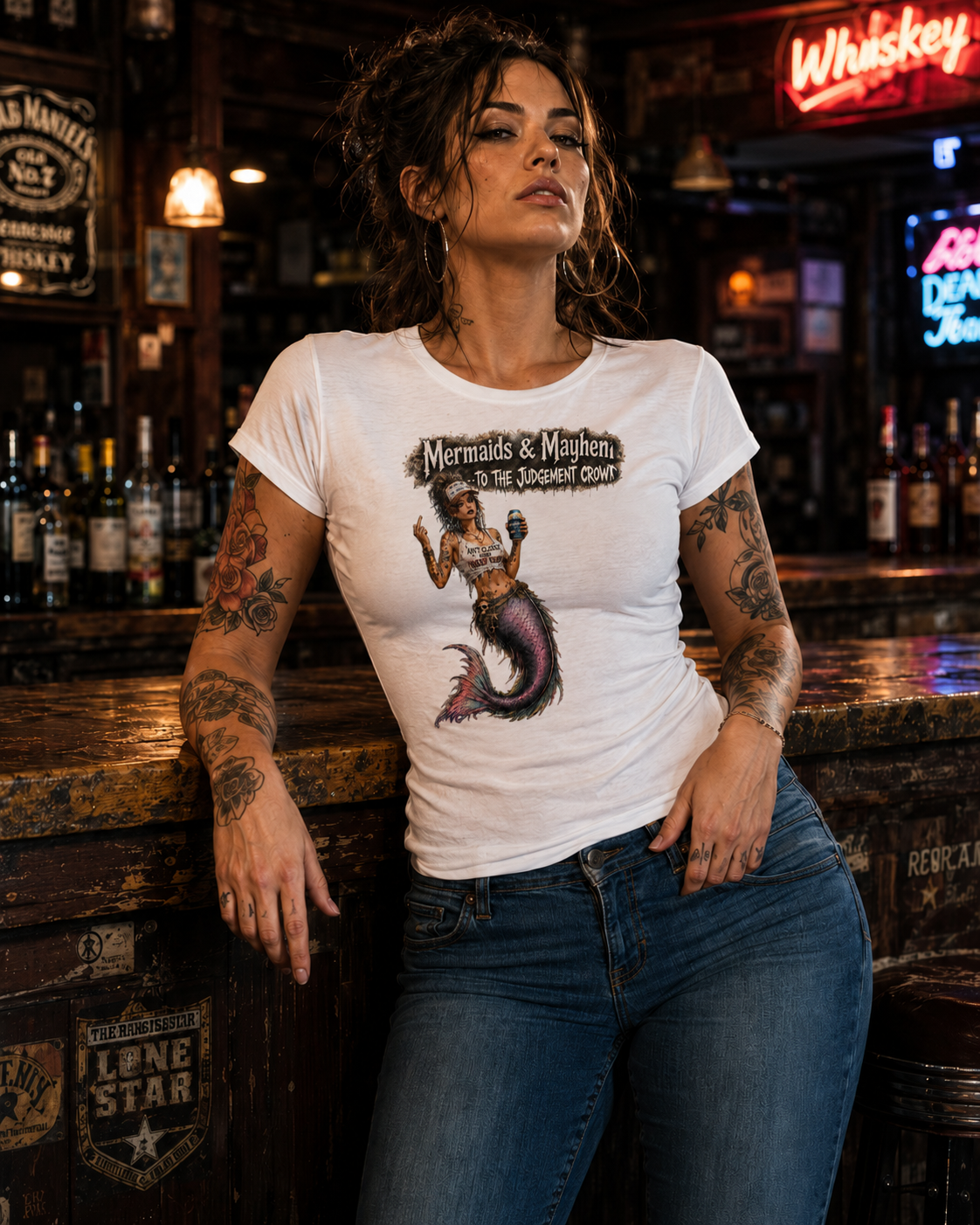 Mermaids & Mayhem ...To the judgement crowd t-shirt