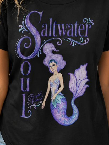 Saltwater Soul Women's mermaid t-shirt
