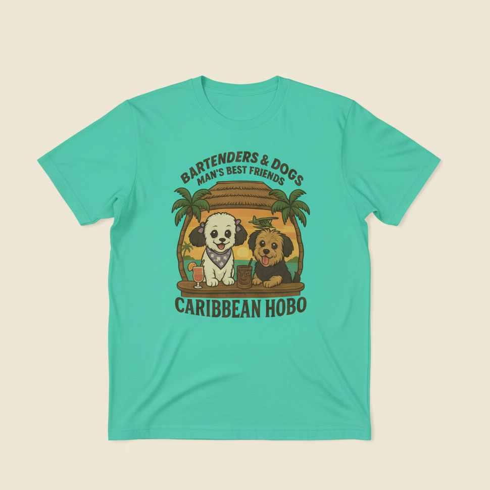 Bartenders & Dogs T-shirt