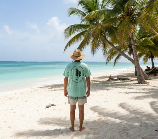 Saltwater Drifter, Oval, T-shirt