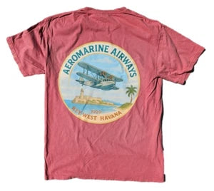 Aeromarine 1920 Havana Key West - [Caribbean Hobo]-Key West, top quality tropical island designed t-shirts