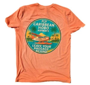 Caribbean Hobo Airways T-shirt - [Caribbean Hobo]-Key West, top quality tropical island designed t-shirts