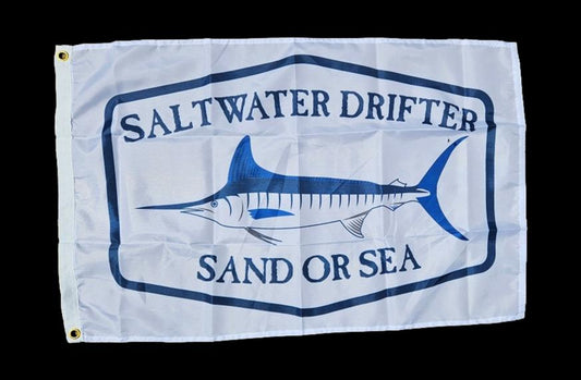 Saltwater Drifter Marlin Flag