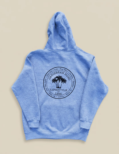 Caribbean Hobo Lifestyle of less Hoddie - [Caribbean Hobo]-Key West, top quality tropical island designed t-shirts