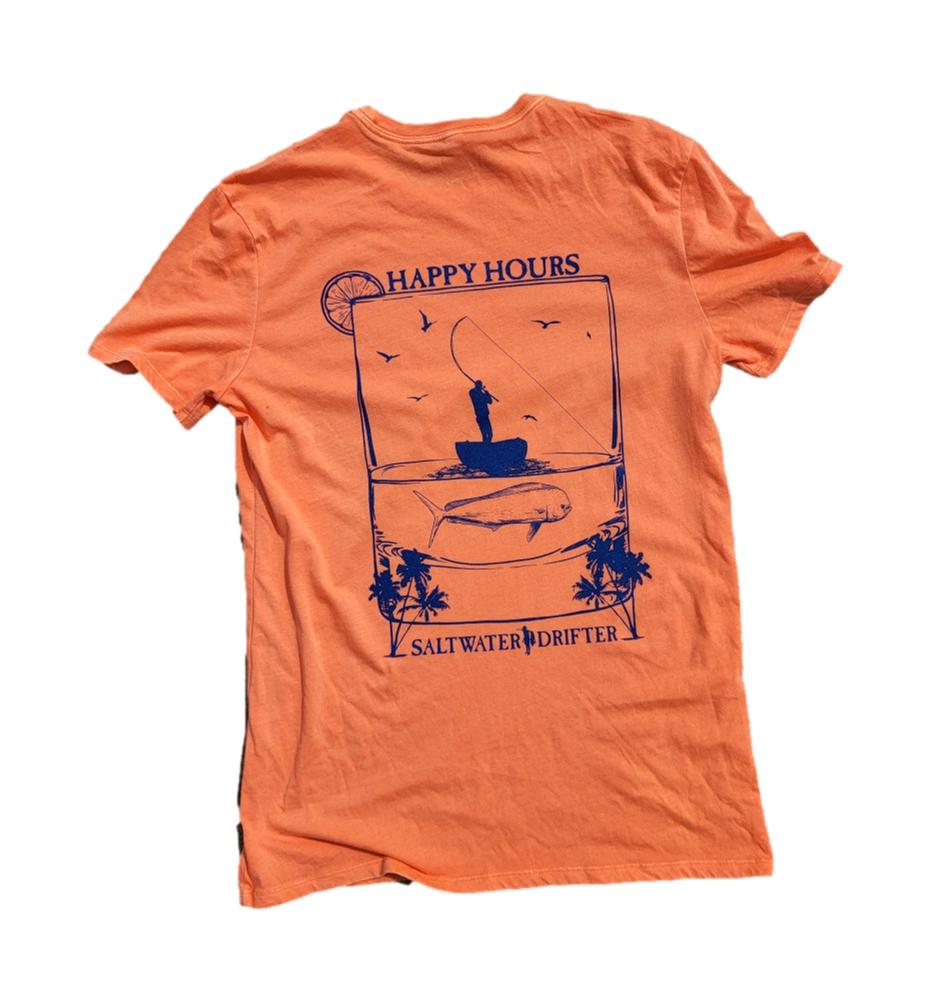 Saltwater Drifter....Happy Hours t-shirt