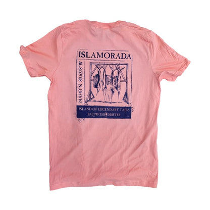 Islamorada....Island of legendary tails, t-shirts - [Caribbean Hobo]-Key West, top quality tropical island designed t-shirts
