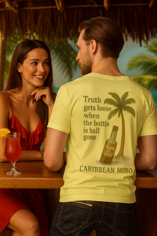 Truth gets loose t-shirt - [Caribbean Hobo]-Key West, top quality tropical island designed t-shirts