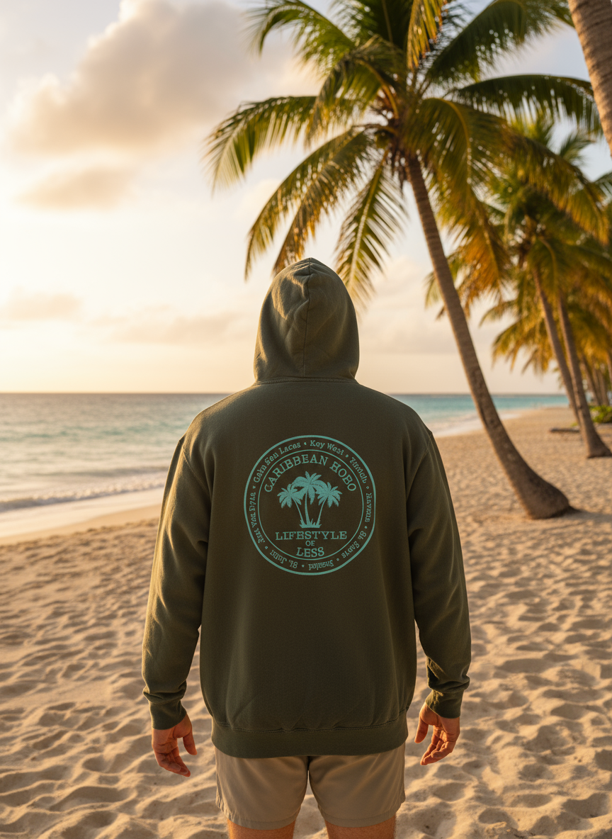 Caribbean Hobo Hoody