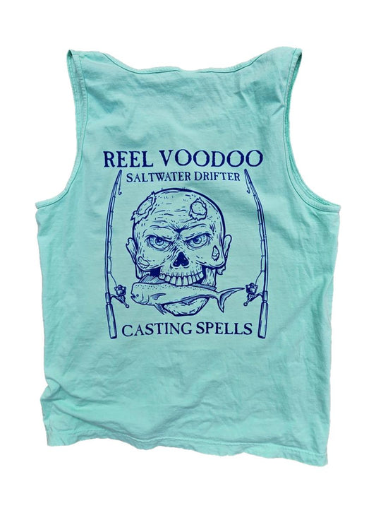 Reel Voodoo tank top - [Caribbean Hobo]-Key West, top quality tropical island designed t-shirts