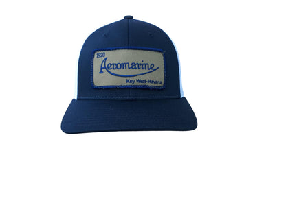 Aeromarine trucker cap snap back - [Caribbean Hobo]-Key West, top quality tropical island designed t-shirts