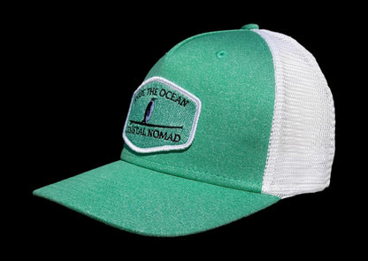 Share the ocean five panel trucker hat - [Caribbean Hobo]-Key West, top quality tropical island designed t-shirts