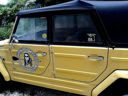 Strollin down A1A sticker - [Caribbean Hobo]-Key West, top quality tropical island designed t-shirts