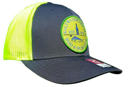 Saltwater Drifter...Rod and Rum Club trucker hat - [Caribbean Hobo]-Key West, top quality tropical island designed t-shirts