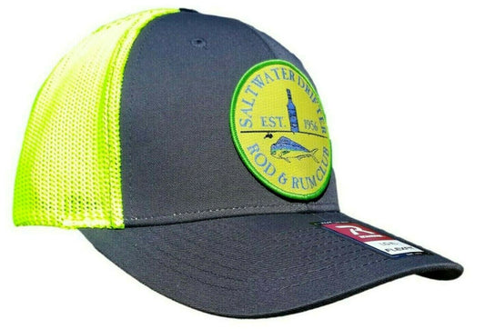 Saltwater Drifter...Rod and Rum Club trucker hat