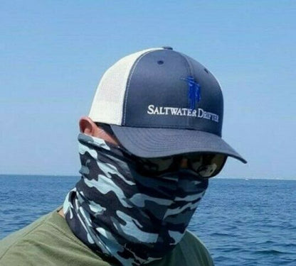 Saltwater Drifter trucker cap. Free shipping! - [Caribbean Hobo]-Key West, top quality tropical island designed t-shirts