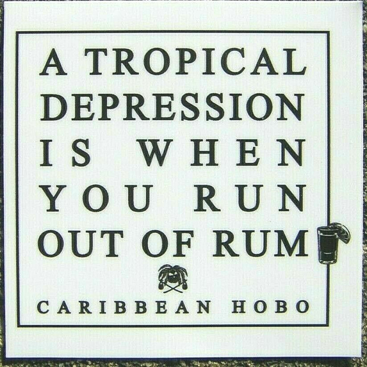 Rum Sticker Stickers – Caribbean Hobo